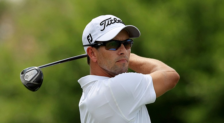 Adam Scott during Saturday's third round of the PGA Tour's 2014 Arnold Palmer Invitational at Bay Hill Club and Lodge in Orlando, Fla.