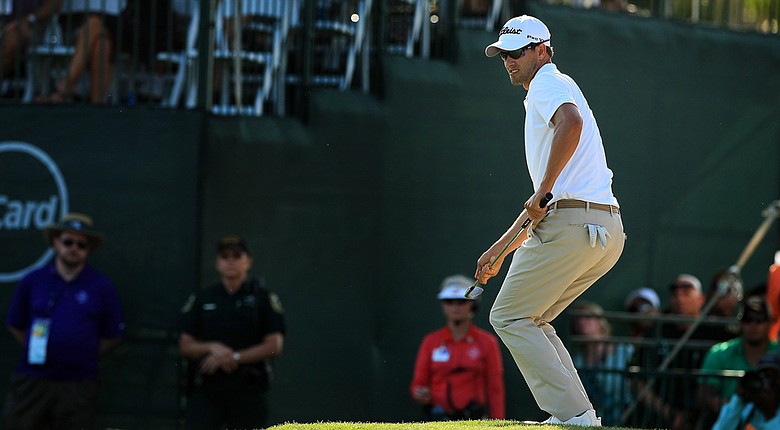 Adam Scott during Saturday's third round of the PGA Tour's 2014 Arnold Palmer Invitational at Bay Hill Club and Lodge in Orlando, Fla.