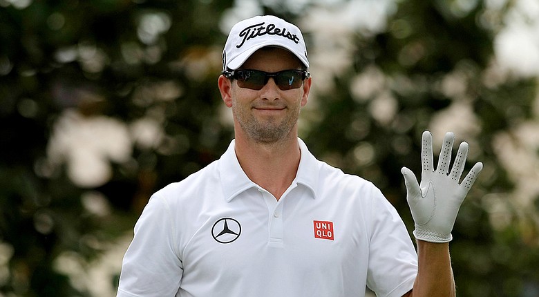 Adam Scott during Saturday's third round of the PGA Tour's 2014 Arnold Palmer Invitational at Bay Hill Club and Lodge in Orlando, Fla.