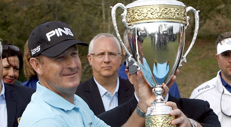 Jeff Maggert won his Champions Tour debut at the 2014 Mississippi Gulf Resort Classic.