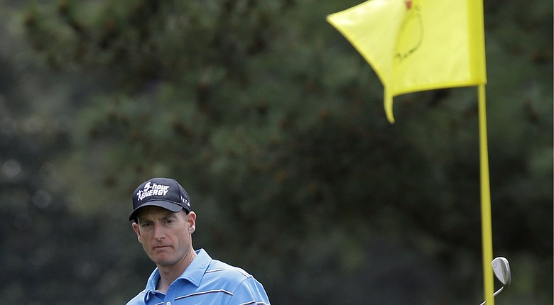 Jim Furyk says he will rely on "confidence" rather than recent statistics going into the 2014 Masters at Augusta National (shown here last year).