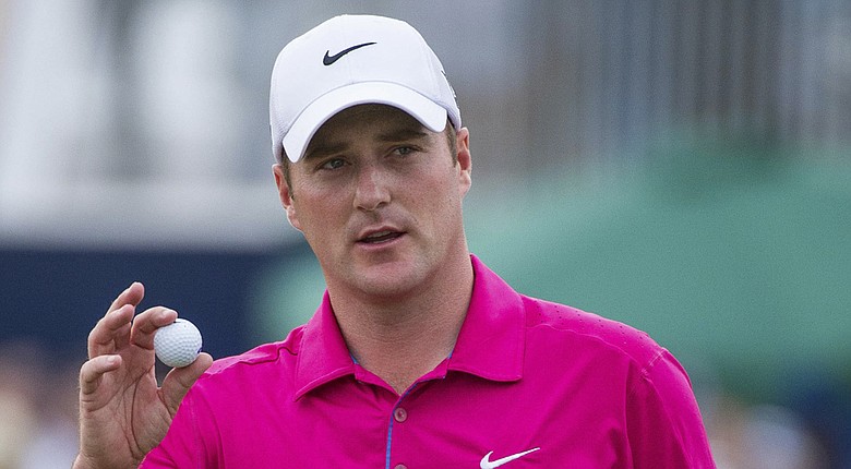 Marc Warren holds a share of the lead at the delayed NH Collection Open in Cadiz, Spain, on European Tour (shown here at the 2012 Mideast Emirates Classic).