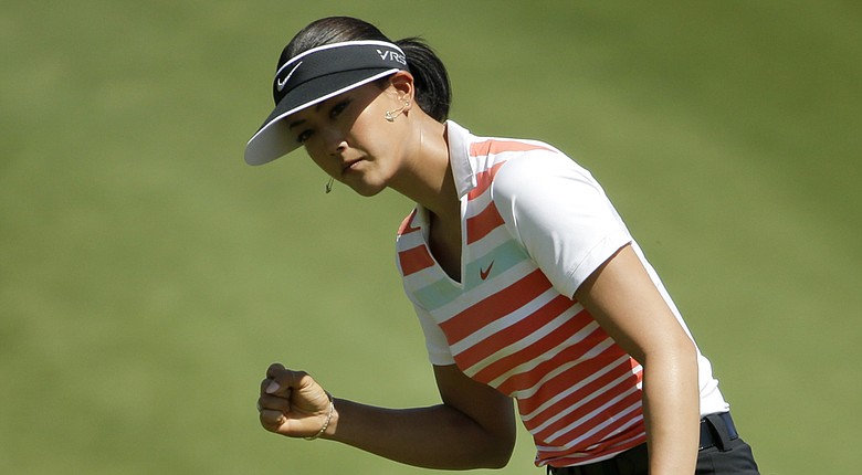 Michelle Wie during Saturday's third round of the LPGA's 2014 Kraft Nabisco Championship.