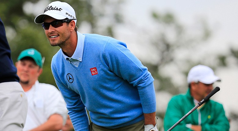 Adam Scott is a co-favorite for this week's Masters with Rory McIlroy.
