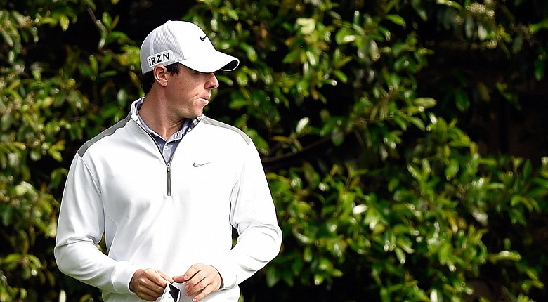 Rory McIlroy during practice Tuesday for the 2014 Masters at Augusta National.