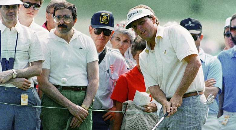 Mark Calcavecchia at the 1988 Masters.