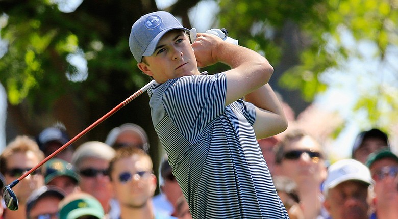 Jordan Spieth during Thursday's first round of the 2014 Masters at Augusta National.