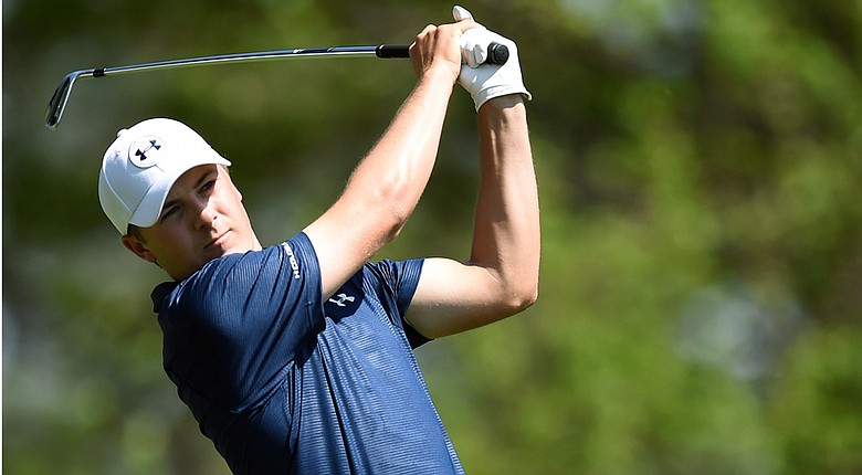 Jordan Spieth fired a 2-under 70 on Saturday at the Masters to move to 5 under on the tournament.