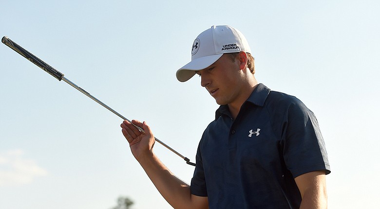 Jordan Spieth during Saturday's third round of the 2014 Masters at Augusta National.