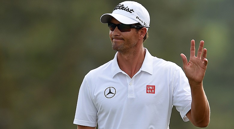 Adam Scott fired an even-par 72 to finish the Masters at 1 over, in a tie for 14th.
