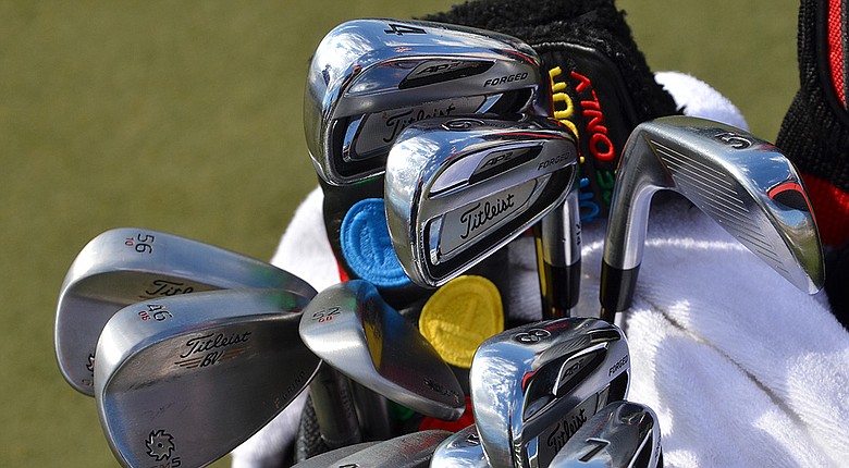 The clubs that Jordan Spieth has used at the Masters.