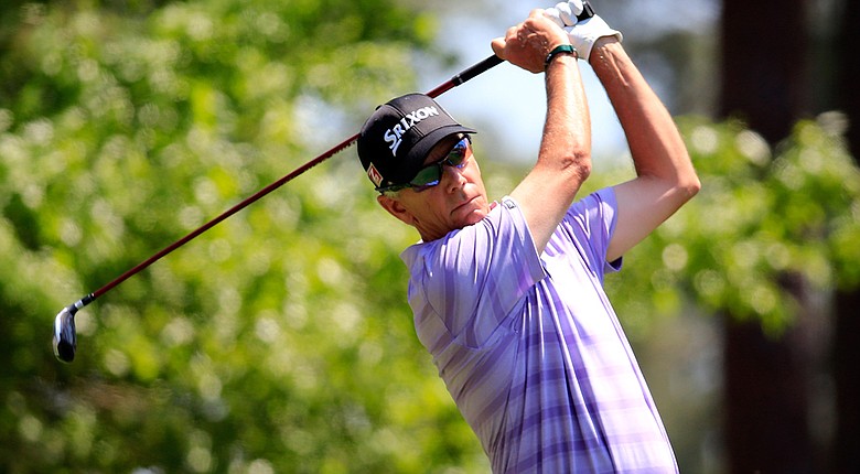 Larry Mize shot a 7-over 79 on Sunday and finished 16 over for the 2014 Masters.