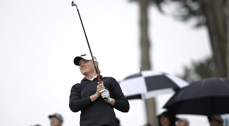 Stacy Lewis during Friday's second round of the 2014 Swinging Skirts LPGA Classic at Lake Merced in California.