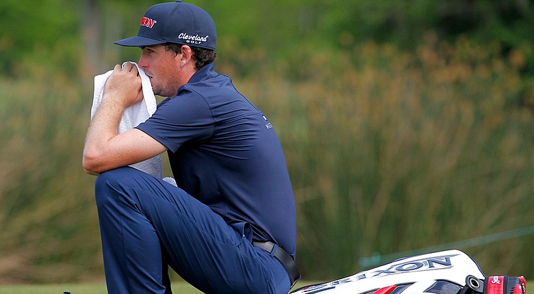 Keegan Bradley during the 2014 Zurich Classic of New Orleans.