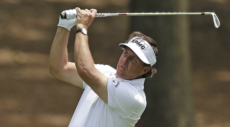 Phil Mickelson during the PGA Tour's 2014 Wells Fargo Championship at Quail Hollow in Charlotte, N.C.