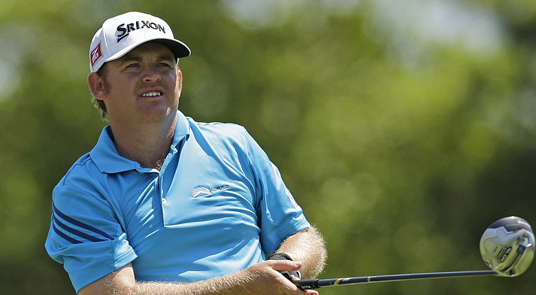 J.B. Holmes during Sunday's final round of the PGA Tour's 2014 Wells Fargo Championship at Quail Hollow in Charlotte, N.C.