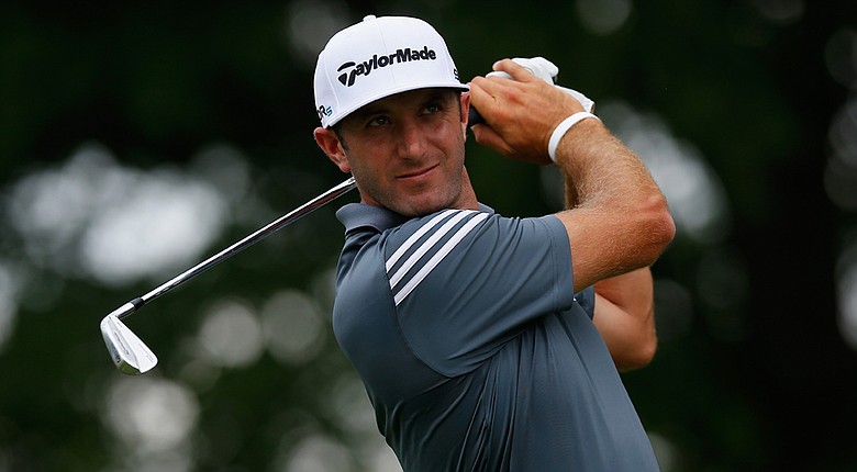 Dustin Johnson fired a 5-under 65 to take a one-shot lead at the Crowne Plaza Invitational on Thursday.