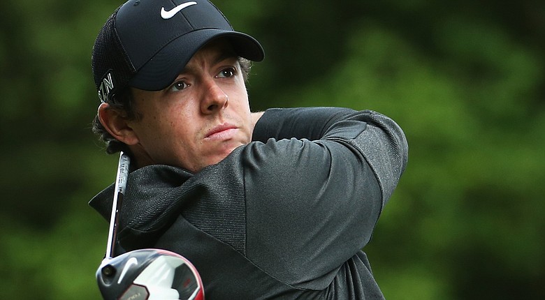 Rory McIlroy during the first round of the 2014 BMW PGA Championship.