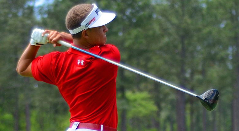 Cameron Champ fired a 5-under 65 on Sunday to take the lead at the Memorial Amateur.