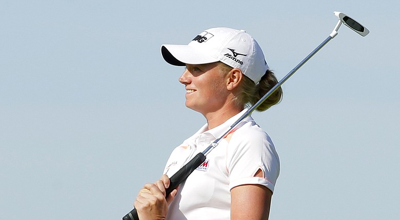 Stacy Lewis during Sunday's final round of her win at the 2014 Shoprite LPGA Classic.