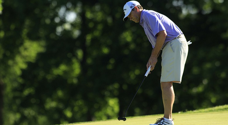 Lee Janzen during the sectional qualifier at Purchase, N.Y., for the 2014 U.S. Open at Pinehurst.