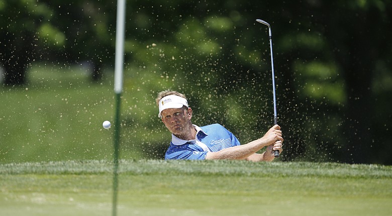 Billy Hurley III during the U.S. Open sectional qualifier at Woodmont Country Club in Rockville, Md.
