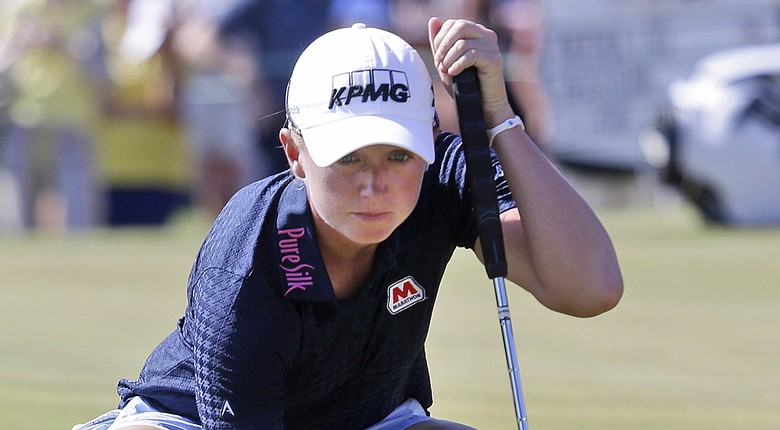 Stacy Lewis will be in one of the spotlight tee times for the Manulife Financial LPGA Classic on Thursday and Friday in Waterloo, Ontario (shown earlier this year at the North Texas LPGA Shootout).