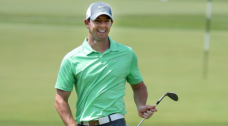 Rory McIlroy during Tuesday practice for the 2014 U.S. Open at Pinehurst.