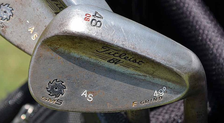 Around the green, Scott relies on these Titleist Vokey Design SM5 wedges he brought to Pinehurst for the 2014 U.S. Open.