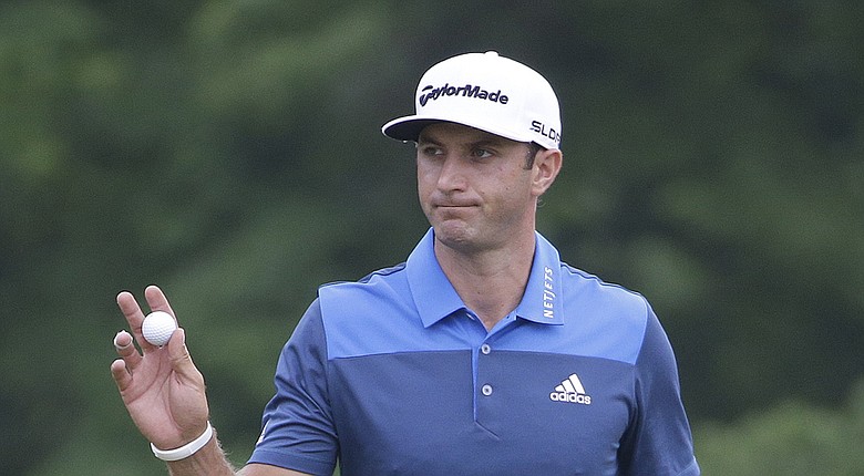 Dustin Johnson during Friday's second round of the 2014 U.S. Open at Pinehurst No. 2.