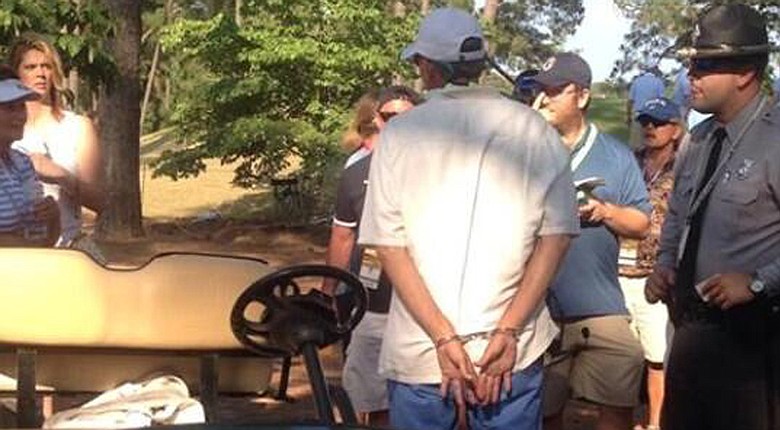 Thomas Howerton Lineberry, 59, the cart driver for NBC reporter Roger Maltbie at the U.S. Open, was arrested Saturday at Pinehurst (N.C.) Resort after a reported run-in with a state trooper.