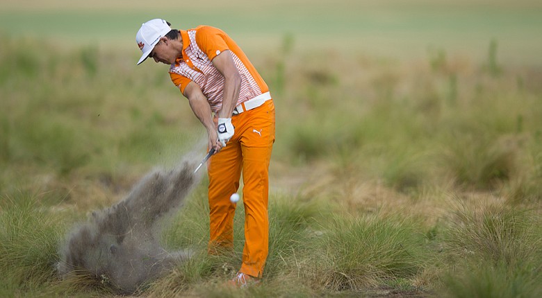 Rickie Fowler during the 2014 U.S. Open at Pinehurst, which boasted dry, firm and fast conditions in the wake of a Bill Coore and Ben Crenshaw makeover.
