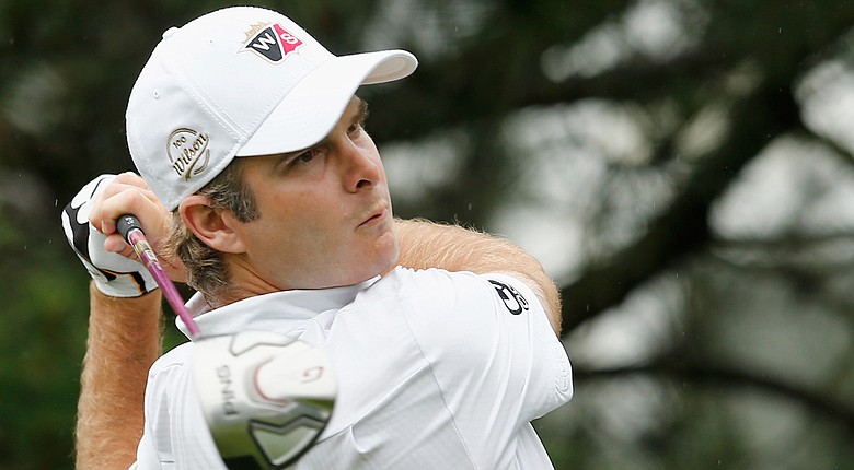 Kevin Streelman during his win at the PGA Tour's 2014 Travelers Championship.