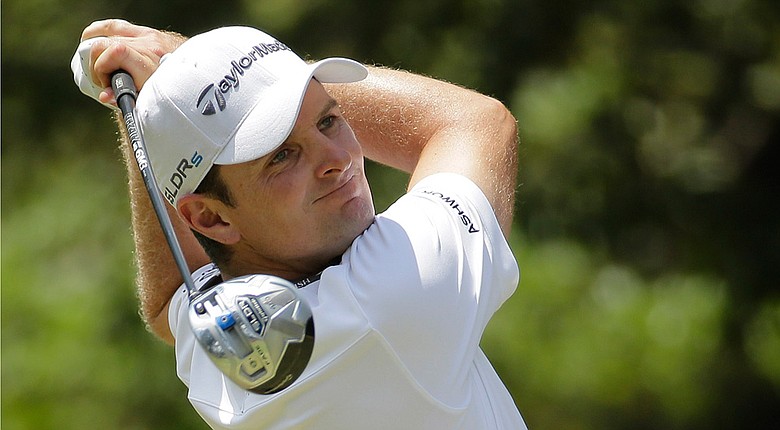Justin Rose during his PGA Tour win at the 2014 Quicken Loans National at Congressional.