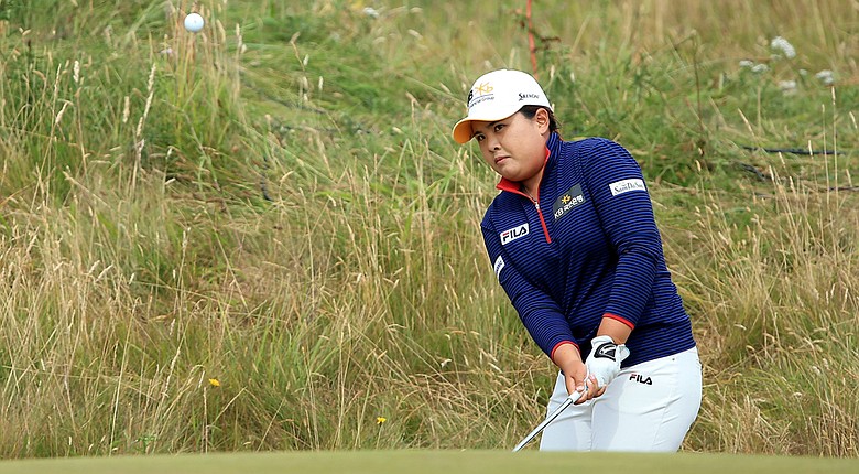 Inbee Park during the third round of the 2014 Ricoh Women's British Open at Royal Birkdale Golf Club in Southport, England.