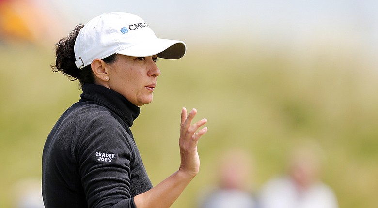 Mo Martin during Sunday's final round of the 2014 Women's British Open at Royal Birkdale.