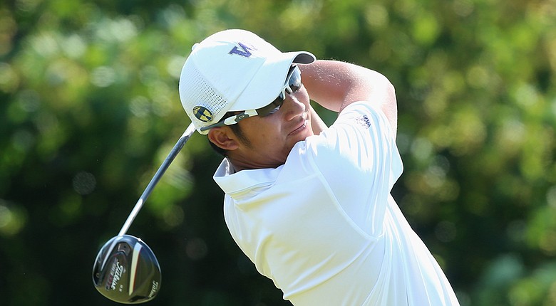 Cheng-Tsung Pan during the first round of the 2014 British Open at Royal Liverpool in Hoylake, England.