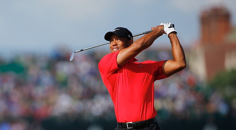 Tiger Woods during Sunday's final round of the 2014 British Open at Royal Liverpool in Hoylake, England.