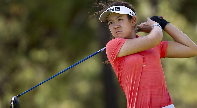 Hannah O'Sullivan during the 2014 U.S. Girls' Junior Championship at at Forest Highlands Golf Club in Flagstaff, Ariz.