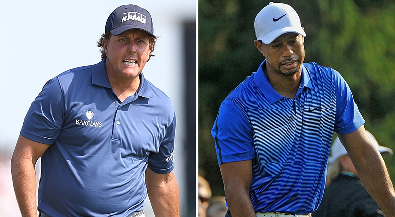 Phil Mickelson and Tiger Woods have yet to record a top-10 finish on the PGA Tour in 2014, and neither is in position to end that streak this week at Firestone.