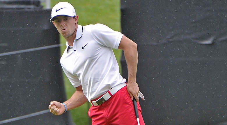 Rory McIlroy will play in Sunday's final group alongside Sergio Garcia at Firestone.