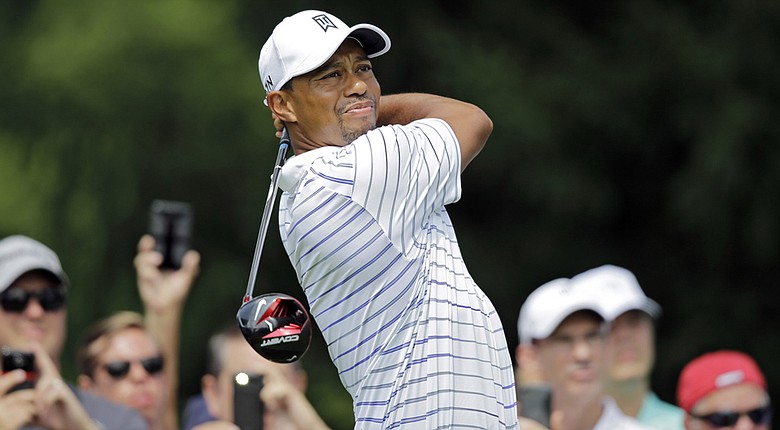 Tiger Woods is using his "old" Nike VR_S Covert Tour 9.5-degree driver at Firestone.
