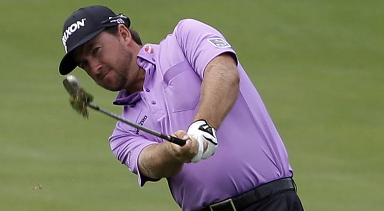 While saying it had nothing to do with the impromptu hole location, Graeme McDowell posted a quadruple bogey on the par-4 13th hole on Saturday.