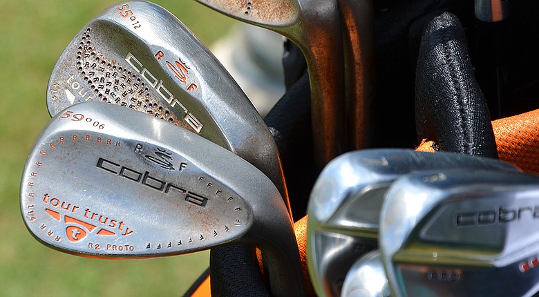 Rickie Fowler's bag from the 2014 PGA Championship.
