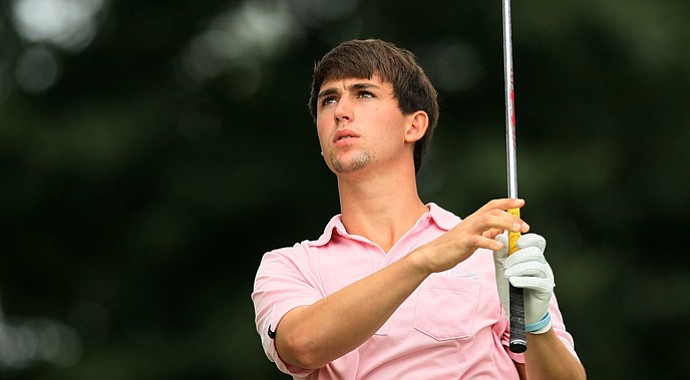 Ollie Schniederjans of Georgia Tech says he's feeling pressure to win the 2014 U.S. Amateur at his hometown Atlanta Athletic Club.