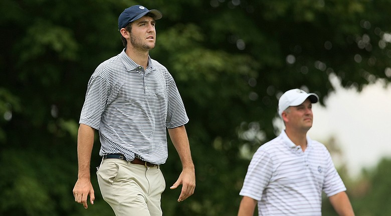 Scottie Scheffler is set to take on Corey Conners in Wednesday's Round of 64 match-play action at the U.S. Amateur.