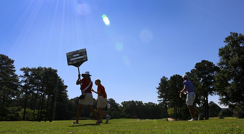 Sam Burns beat Matt NeSmith on Wednesday during the Round of 64 at the U.S. Amateur.
