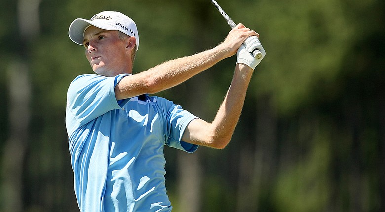 Will Zalatoris defeated Jordan Niebrugge during the Round of 64 at the 2014 U.S. Amateur at the Atlanta Athletic Club.