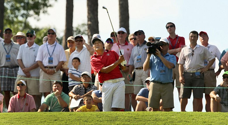 Gunn Yang took down Ollie Schniederjans in the Round of 16 at the U.S. Amateur on Thursday.