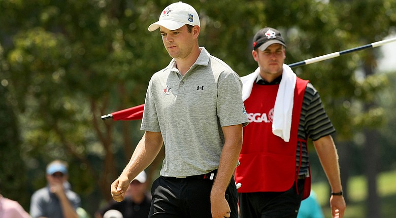 Corey Conners defeated Zachary Olsen, 2 and 1, in the U.S. Amateur quarterfinals on Friday at the Atlanta Athletic Club.